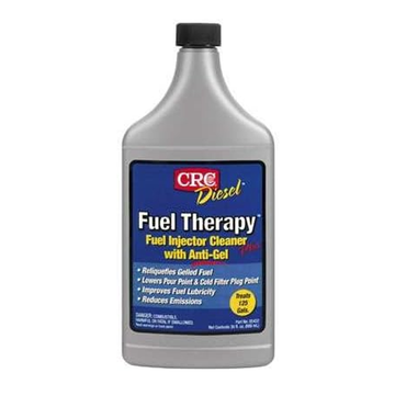 CRC Diesel Fuel Therapy Diesel Injector Cleaner with Anti-Gel 05432 – [Pack of 12] 30 Fl. Oz., Diesel Fuel Treatment