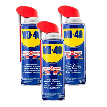 WD-40 Original Formula, Multi-Use Product with Smart Straw Sprays 2 Ways, 8 OZ (3-Pack)(49002)