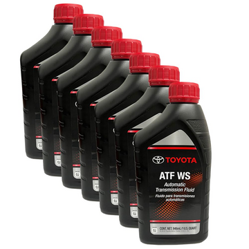 Genuine Toyota Atf Automatic Transmission Oil Fluid Atfws Lexus Scion 1 Qt (Pack of 7)(00289-ATFWS)
