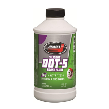 Johnsen's 7012 Silicone DOT-5 Brake Fluid - 12 oz. (Pack of 6)(7012-6)