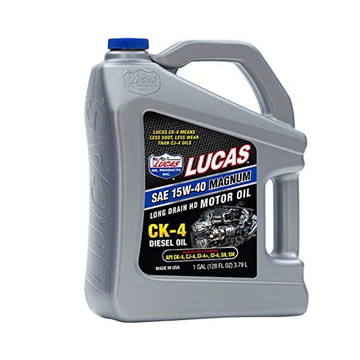Lucas Oil 10287 Synthetic SAE 15W-40 Magnum CK-4 Diesel Oil - 1 Gallon (Pack of 4)