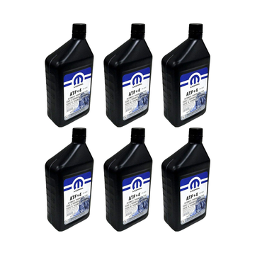 Mopar 68218057AB ATF+4 Automatic Transmission Fluid, 1 Quart (Pack of 6))