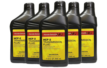 Honda HCF-2 Transmission Fluid (CVT) 1 quart (Pack of 5)(08200-HCF2)