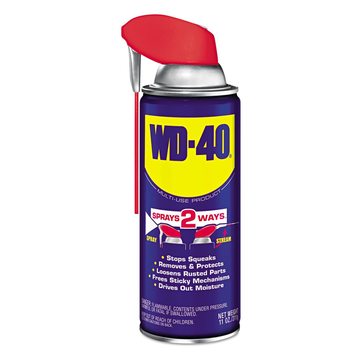 WD-40 Original Formula, Multi-Use Product with Smart Straw Sprays 2 Ways, 12 OZ (12-Pack)(49005)