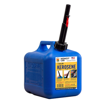 Midwest Can 2610 Kerosene Can - 2 Gallon Capacity,Blue