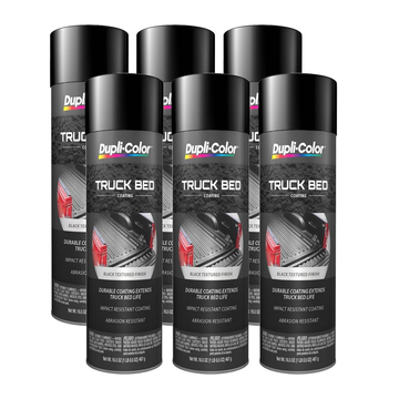 Dupli-Color (TR250-6 PK Black Truck Bed Coating - 16.5 oz. Aerosol, (Case of 6)