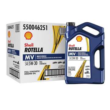 Shell Rotella MV 5W-30 Diesel Engine Oil, 1 Gallon (Case of 3)(550046251)