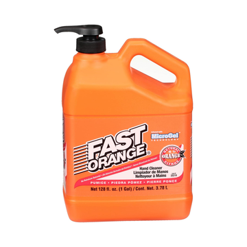 Permatex 25219 Fast Orange Pumice Lotion Hand Cleaners, Citrus, Bottle with Pump, 1 Gallon