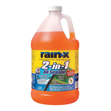 Rain-x 113645 Windshield 2 in 1 Washer Fluid, 1 Gallon(113655)