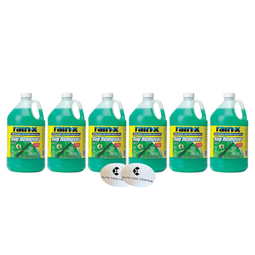 Rain-X Green Windshield Washer Fluid With Rain Repellant & Bug Remover 32* F All Weather Fluid (Pack of 6)(113605)