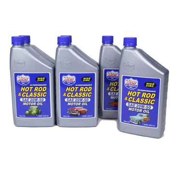 Lucas Oil 10689 Hot Rod and Classic Car SAE 20W-50 Motor Oil - 1 Quart (Pack of 6)