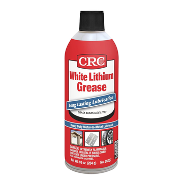 CRC White Lithium Grease 05037 – [Pack of 12] 10 Wt. Oz., Long Lasting Lubricant