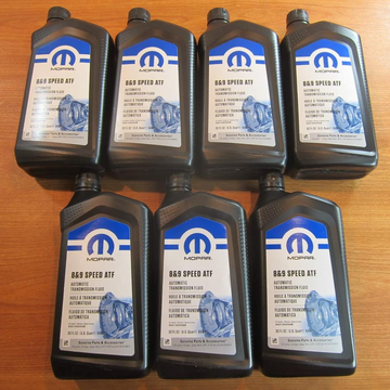 Mopar Ram 8 and 9 Speed Automatic Transmission Fluid, 1 Quart (Pack of 7)(68218925AA)