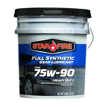 StarFire Full Synthetic 75W90 Gear Lubricant GL-5, 5 Gallon Pail(2202)