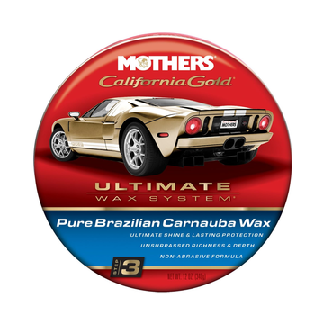 Mothers 05550 California Gold Brazilian Carnauba Wax Paste 12 oz. (Pack of 6)