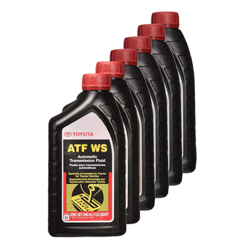 Toyota 00289-ATFWS Automatic Transmission Fluid, 192 Ounces (Pack of 6)