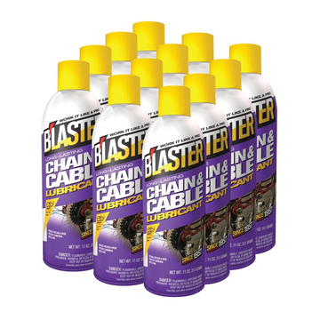 B'laster Long Lasting Chain and Cable Lubricant, 11 oz. (Pack of 12)(16-CCL)