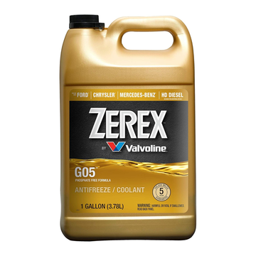 Zerex G05 Phosphate Free Concentrate Antifreeze/Coolant 1 Gallon(ZXG051)