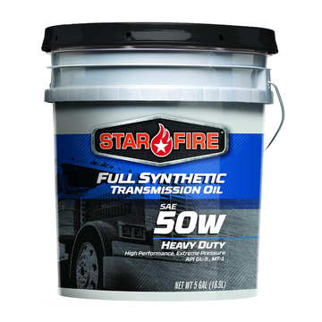 StarFire Premium Lubricants Full Synthetic Transmission Oil SAE 50W, 5 gal Pail(STF50WEIGHT-5GAL)