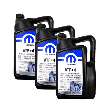Mopar Automatic Transmission Fluid ATF+4, 5 Liter (Pack of 3)(68218058AC)