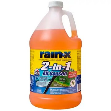 Rain-x 113645 Windshield 2 in 1 Washer Fluid, 1 Gallon (Pack of 6)(113645)