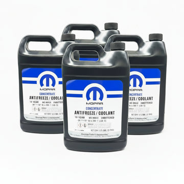 Mopar 10 Year/150,000 Mile Concentrate Antifreeze, 1 Gallon (Case of 4)(68163848AC)