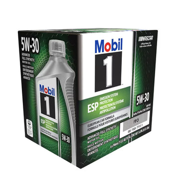 Mobil 1 ESP Full Synthetic 5W-30 Dexos2 Motor Oil, 1 Quart (Case of 6)(127568)