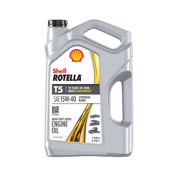 Shell Rotella T5 15W-40 Diesel Engine Oil, 1 Gallon(550045348)