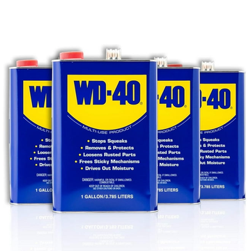 WD-40 Original Formula, Multi-Use Product, One Gallon (4-Pack)(49011)