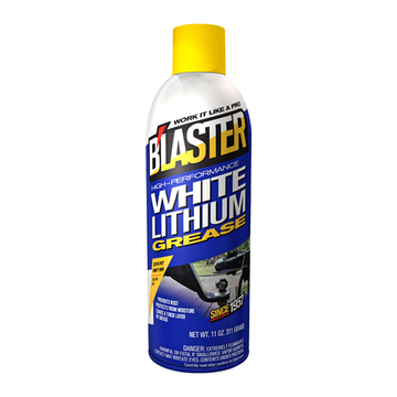 B'LASTER White Lithium Grease Spray 11 oz.(16-LG)
