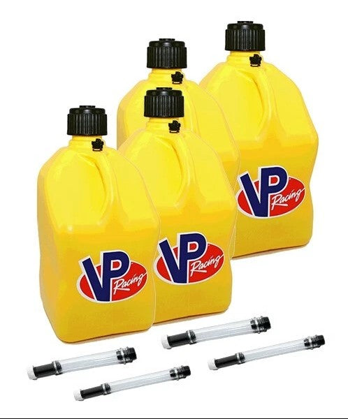 Stackable Fuel Containers Yellow VP Racing Fuels 5-Gallon Square Motorsport Utility Container Yellow